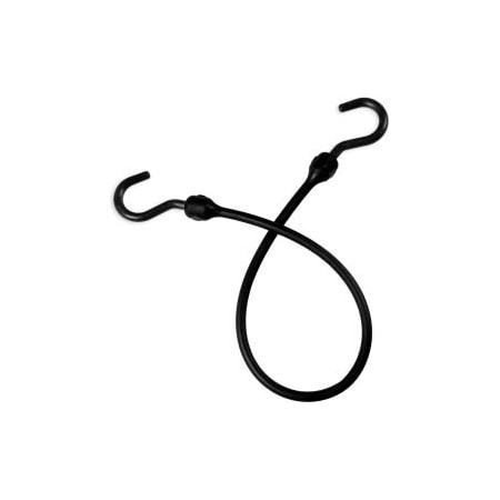 Our Remedy The Better Bungee 153; BBC18NBK 18 Bungee Cord with Over Molded Nylon Ends - Black, PK12 BBC18NBK